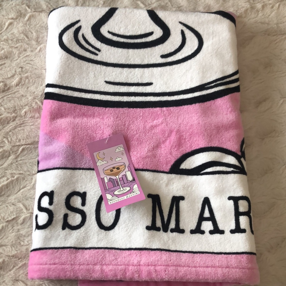 Deborah Connolly ESPRESSO MARTINI Beach Towel